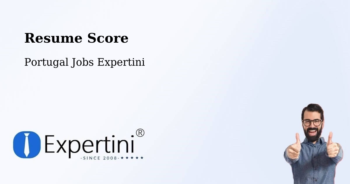 Resume Score & Job Description Match Tool – Portugal - Portugal Jobs Expertini